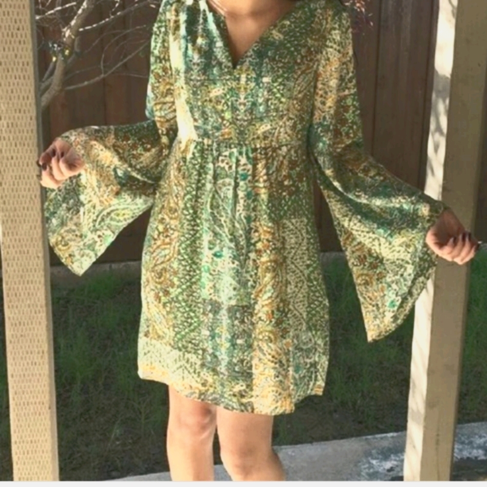 Floreat Paisley Tunic Dress